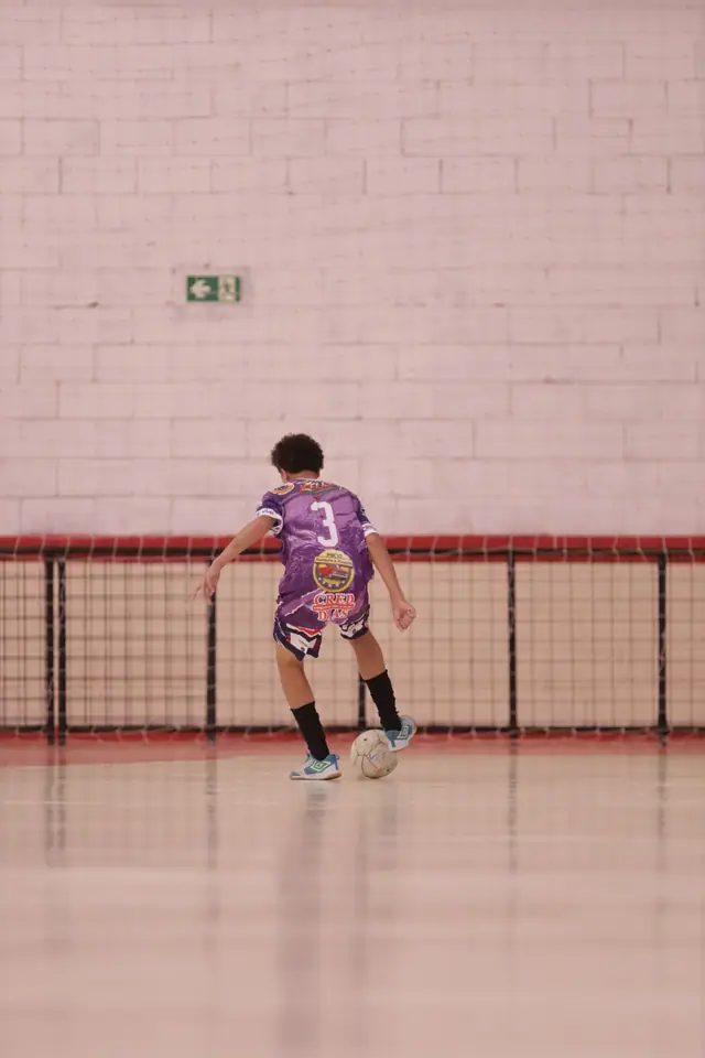Atleta do Sub-14 em jogo